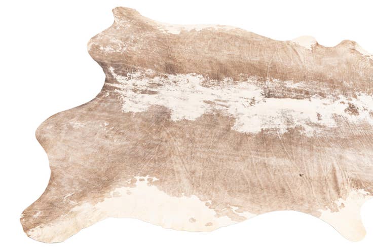 Detail image of 5' 11 x 6' 10 Cowhide Leather Rug