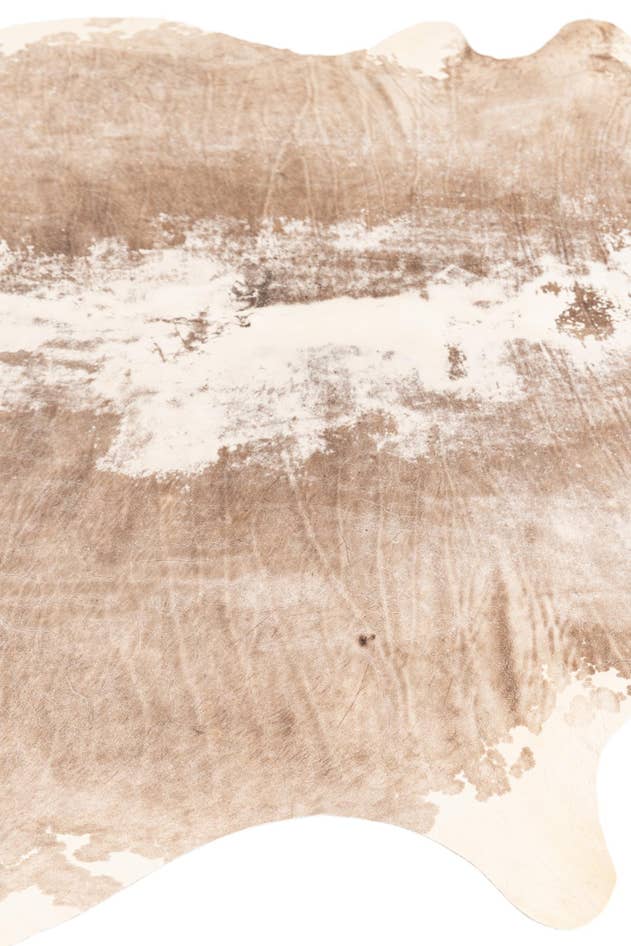 Detail image of 5' 11 x 6' 10 Cowhide Leather Rug