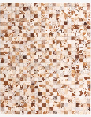 8' x 10' Cowhide Leather Rug