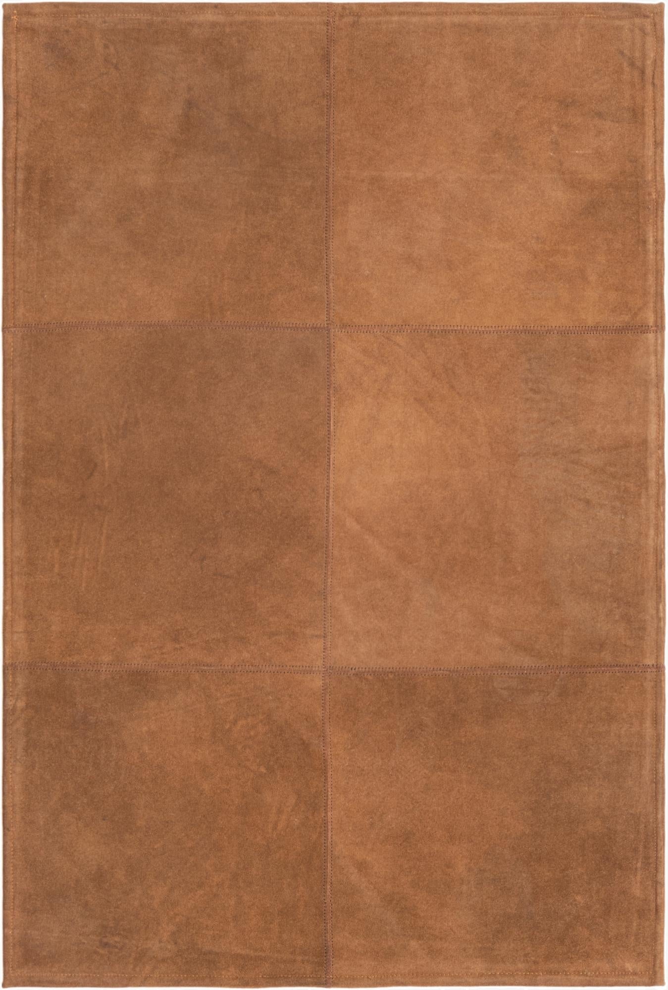 2' x 3' Cowhide Leather Rug
