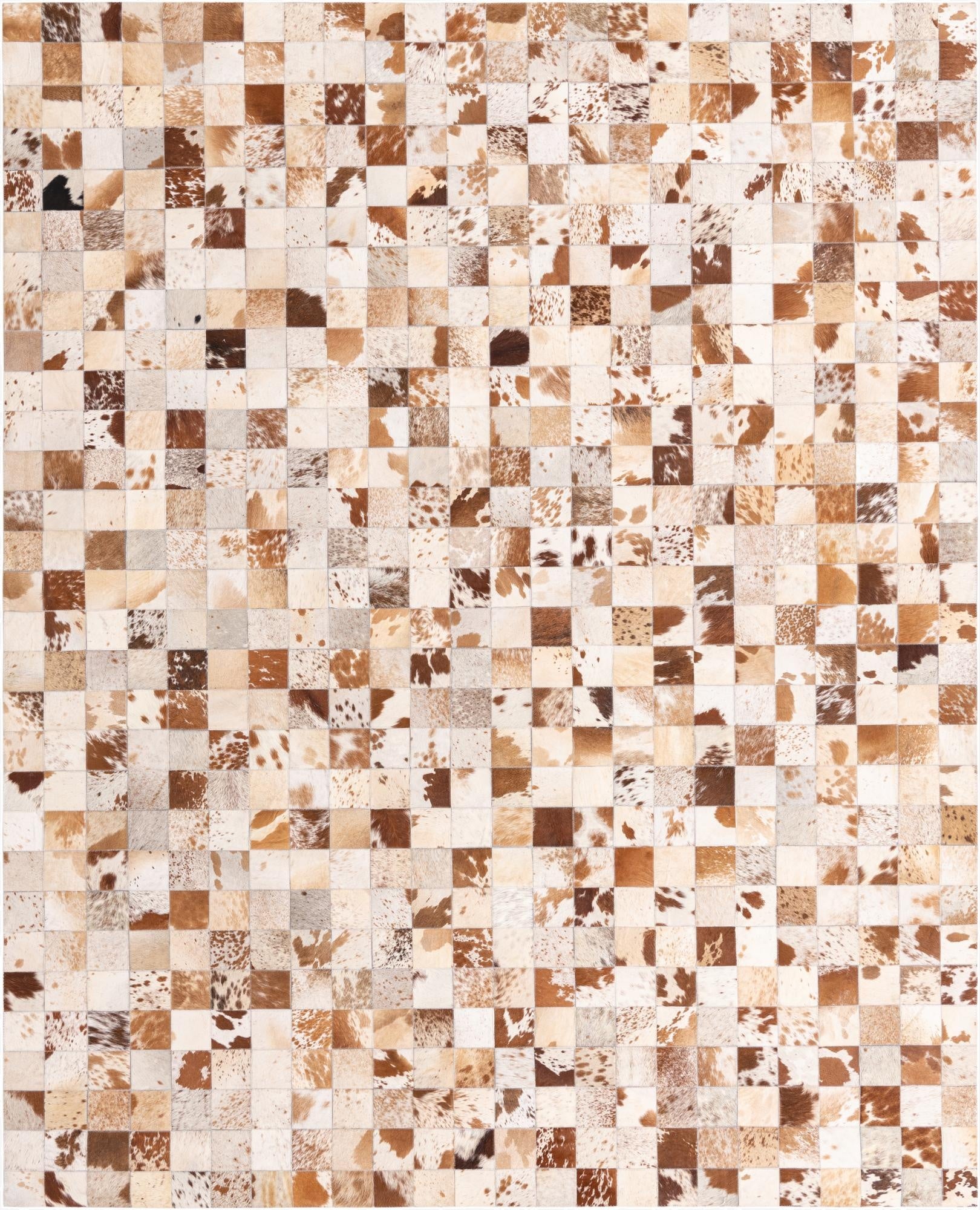 8' x 10' Cowhide Leather Rug