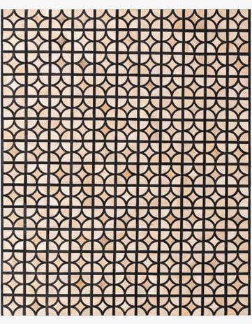 8' 2 x 10' Cowhide Leather Rug