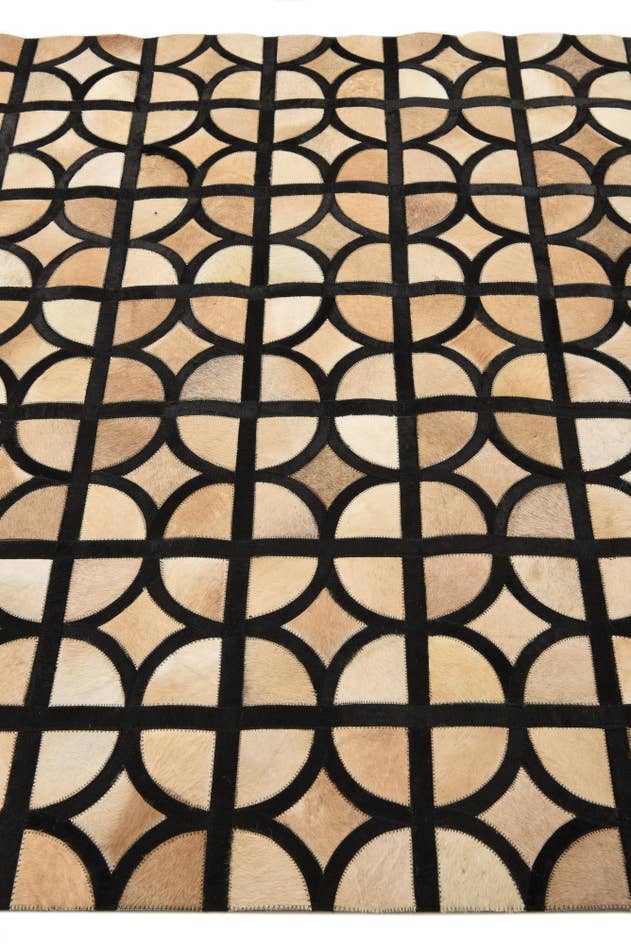 Detail image of 5' x 7' 9 Cowhide Rug