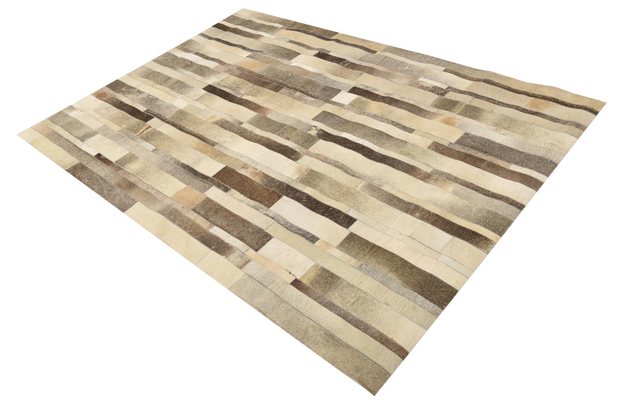 5' 3 x 7' 5 Cowhide Rug
