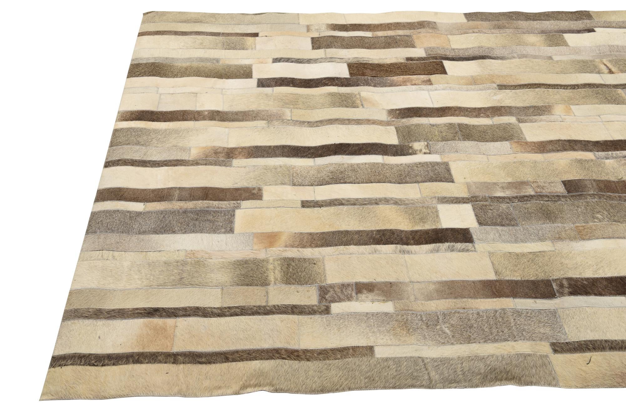 5' 3 x 7' 5 Cowhide Rug