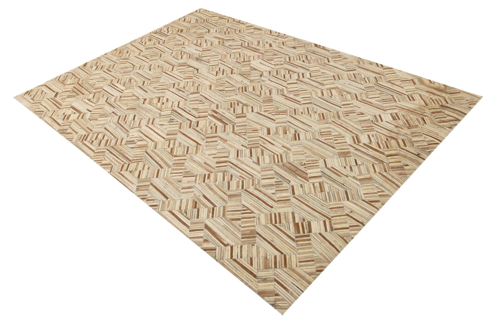 5' 1 x 7' 1 Cowhide Rug