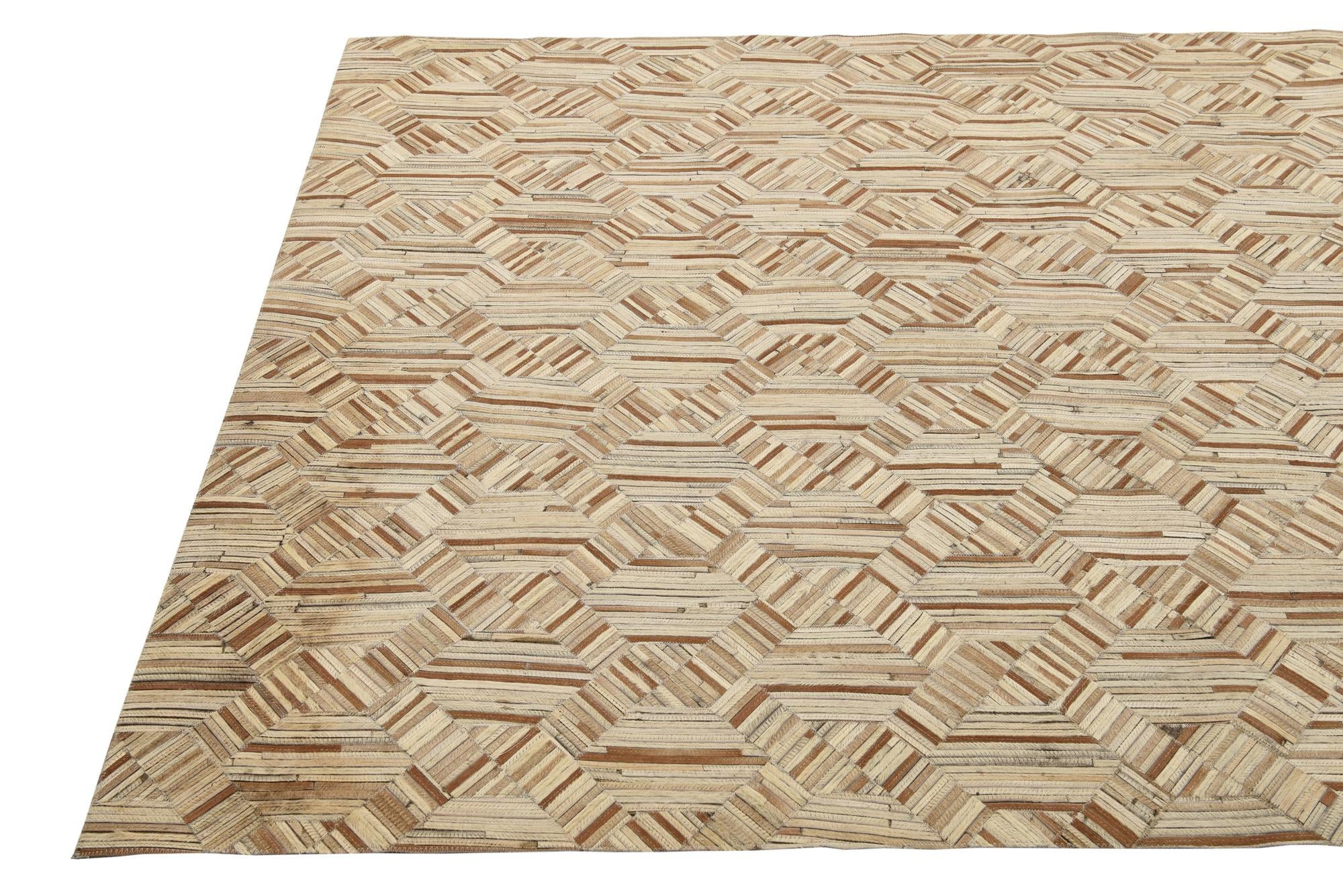 5' 1 x 7' 1 Cowhide Rug