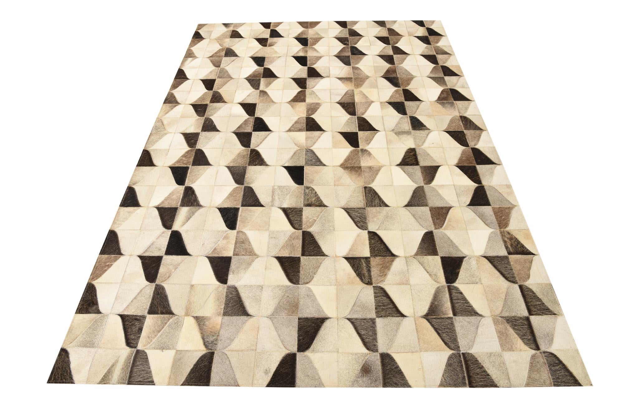 5' 2 x 7' 10 Cowhide Rug
