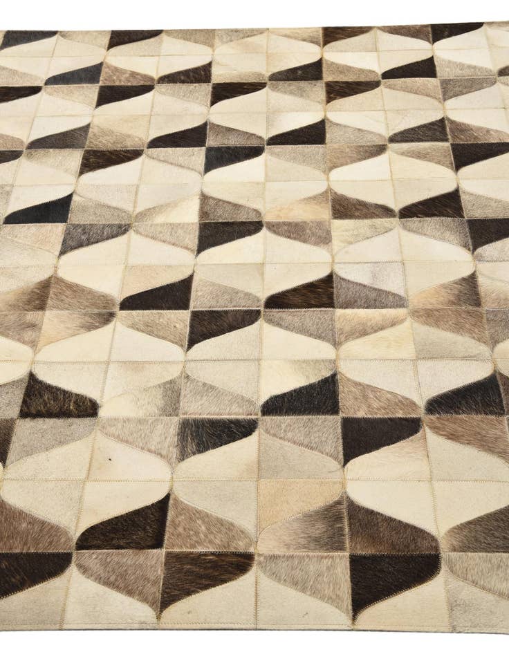 Detail image of 5' 2 x 7' 10 Cowhide Rug