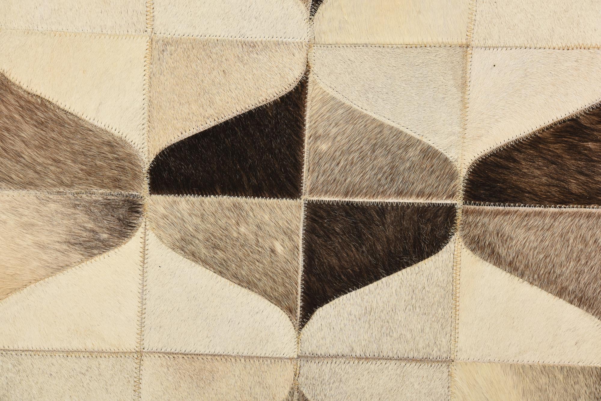 5' 2 x 7' 10 Cowhide Rug