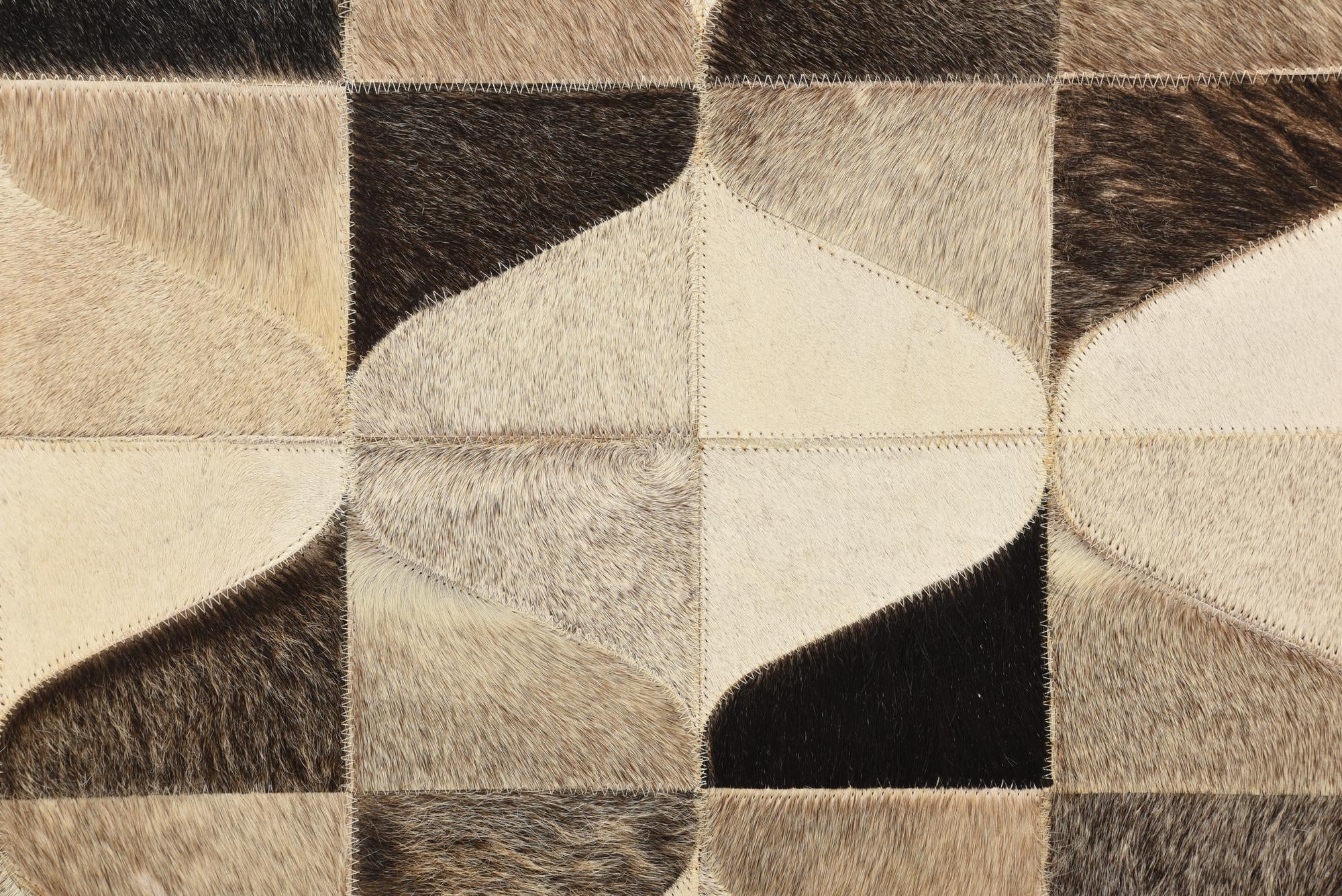 5' 2 x 7' 10 Cowhide Rug