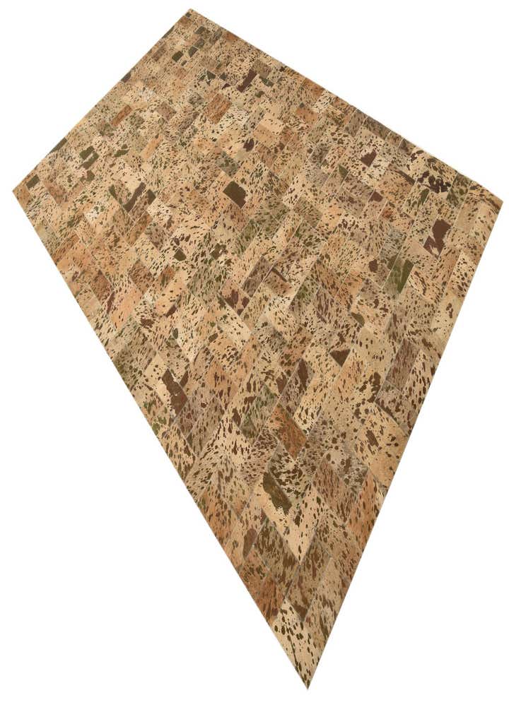 5' 2 x 8' 3 Cowhide Rug