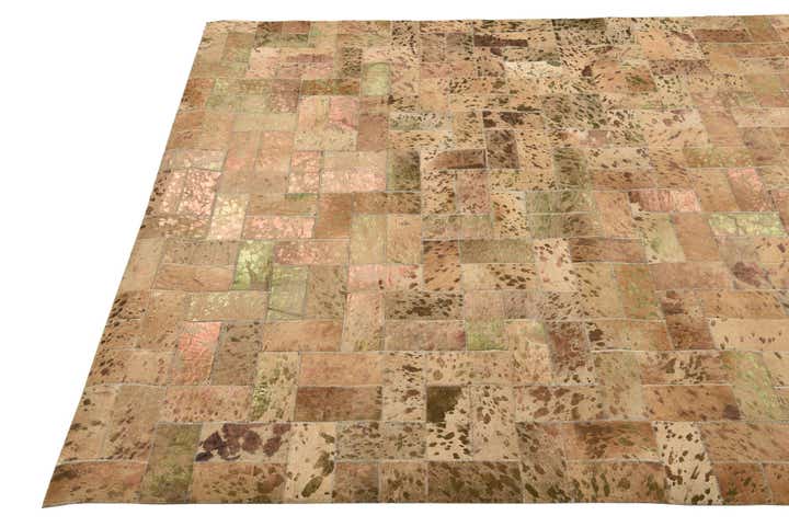 5' 2 x 8' 3 Cowhide Rug