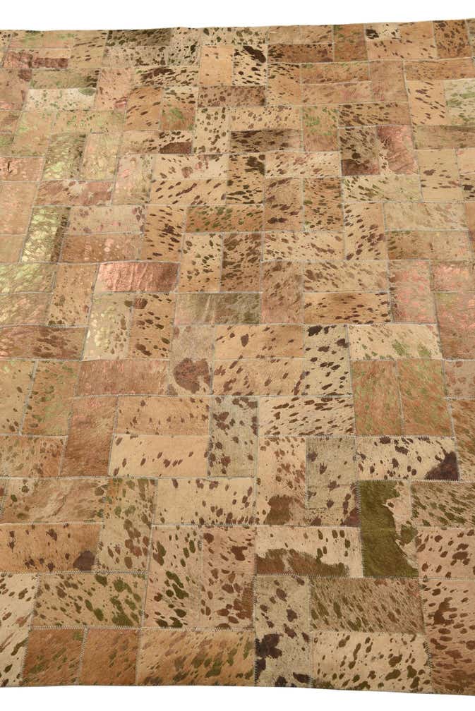 5' 2 x 8' 3 Cowhide Rug