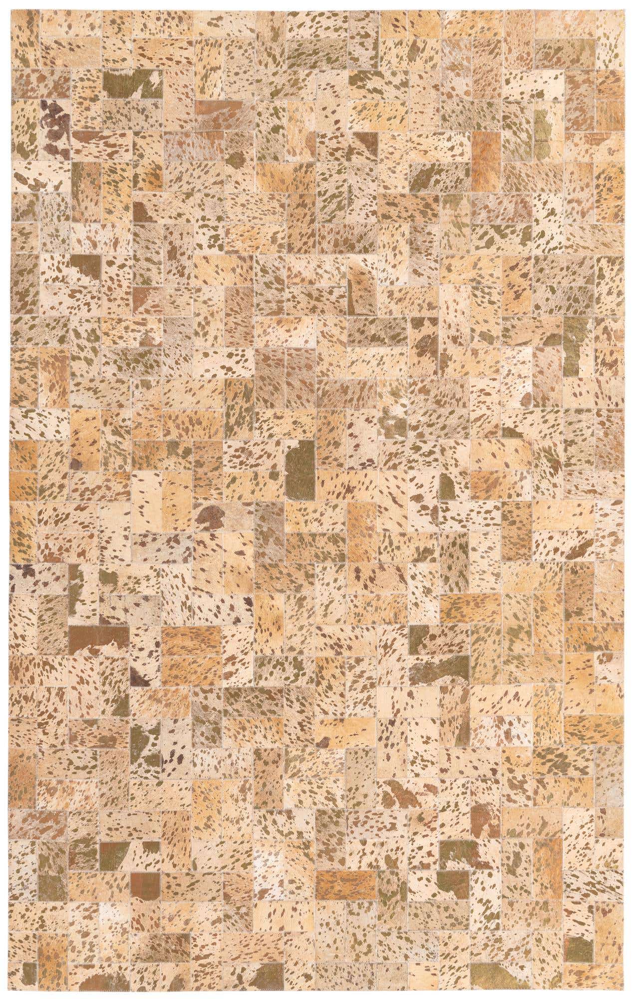 5' 2 x 8' 3 Cowhide Rug