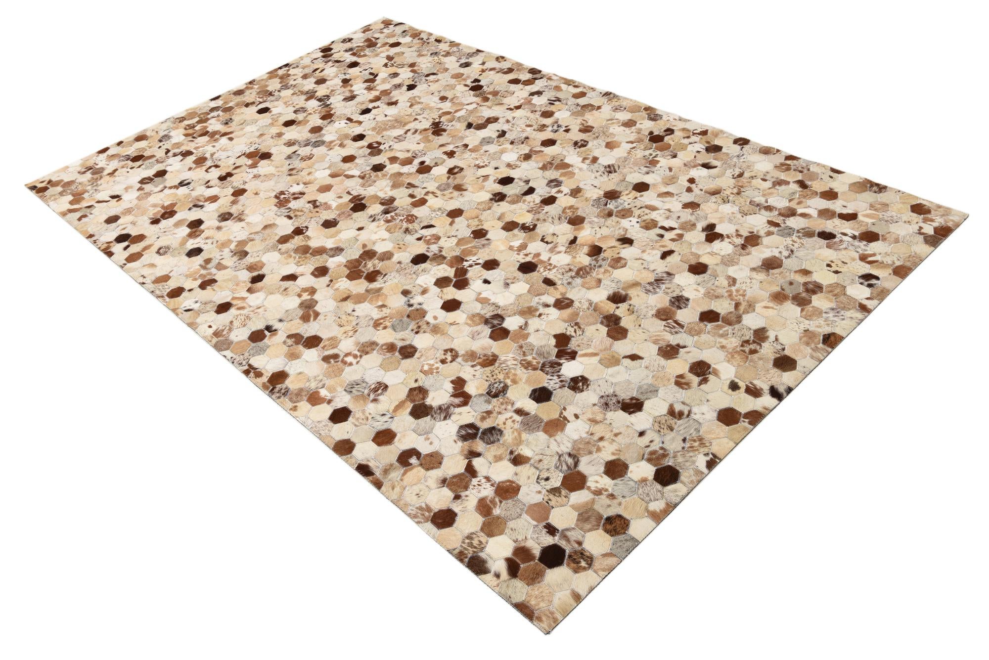 5' 1 x 8' Cowhide Rug