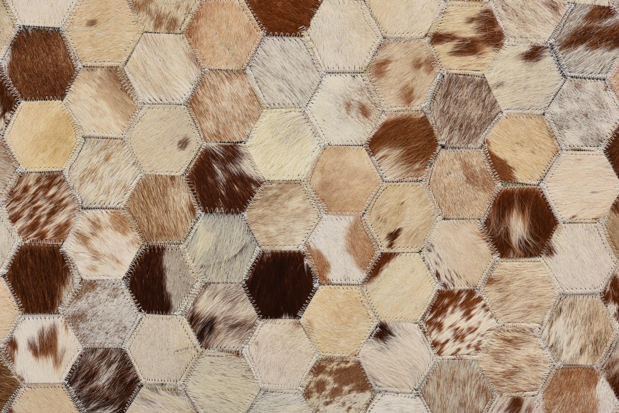 5' 1 x 8' Cowhide Rug