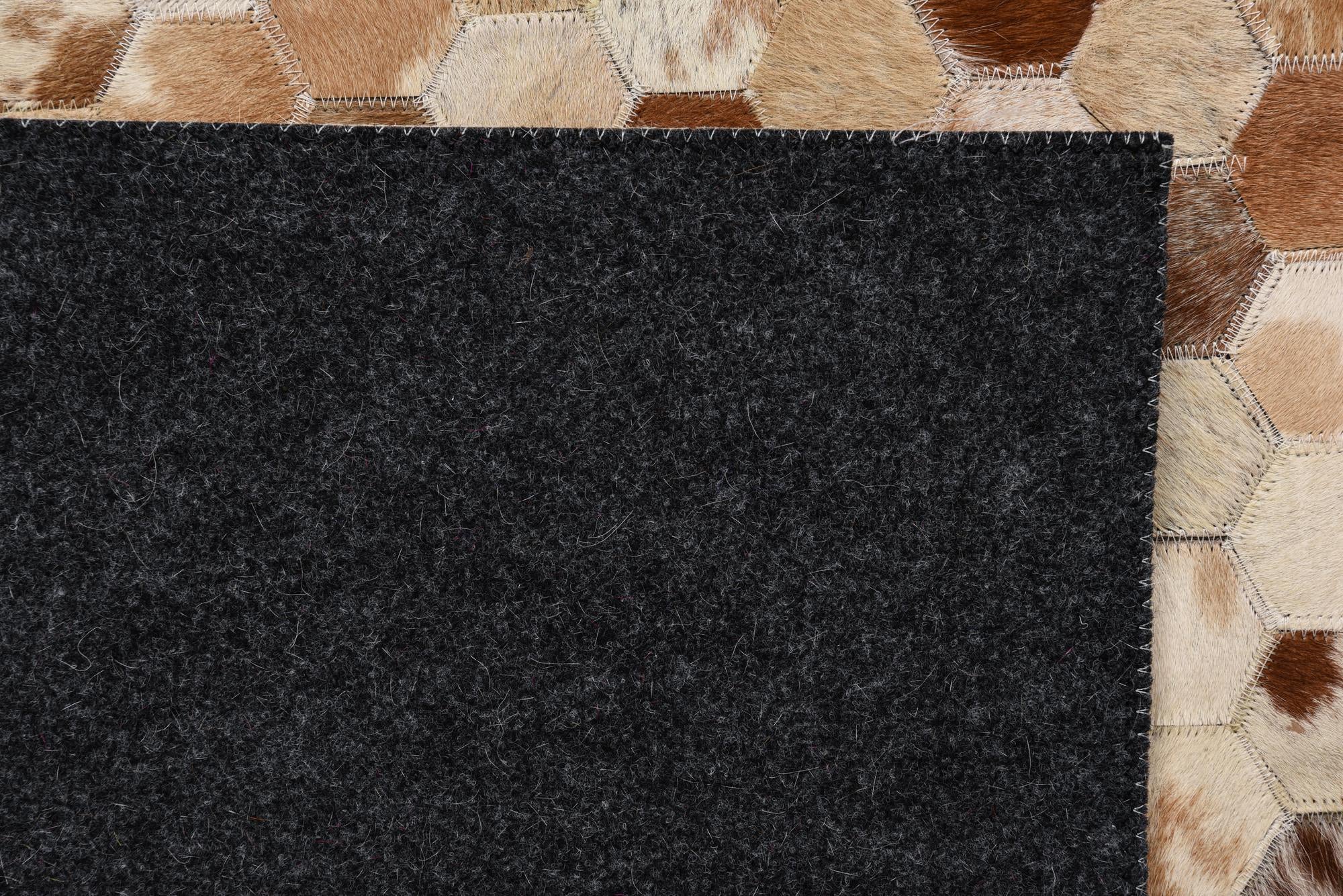 5' 1 x 8' Cowhide Rug
