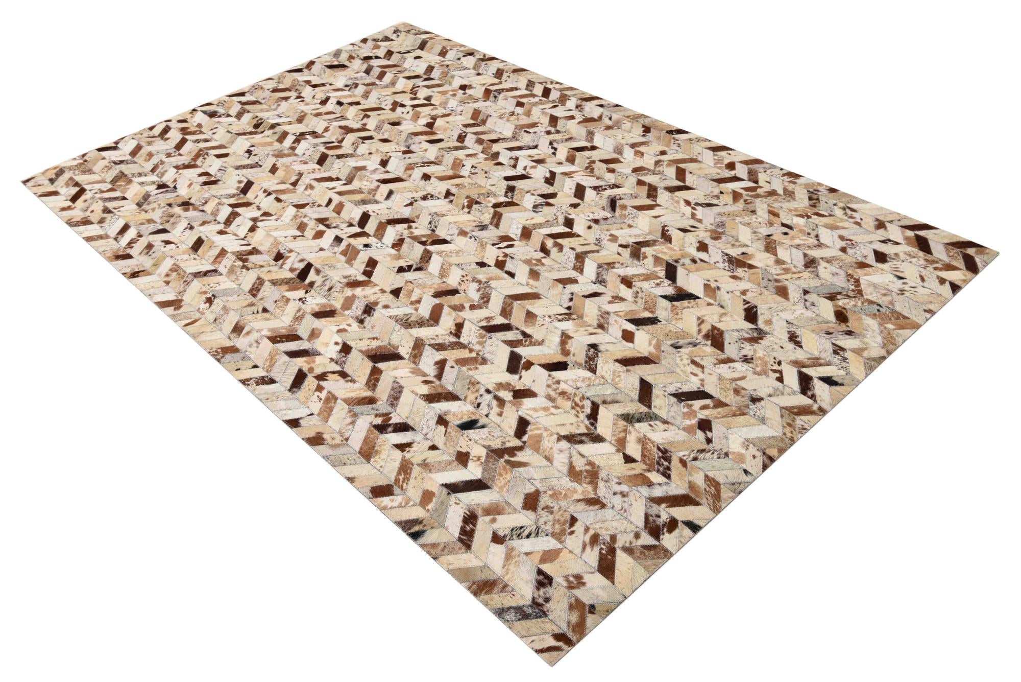 5' 1 x 8' Cowhide Rug