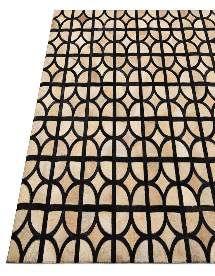 Detail image of 5' x 7' 10 Cowhide Rug