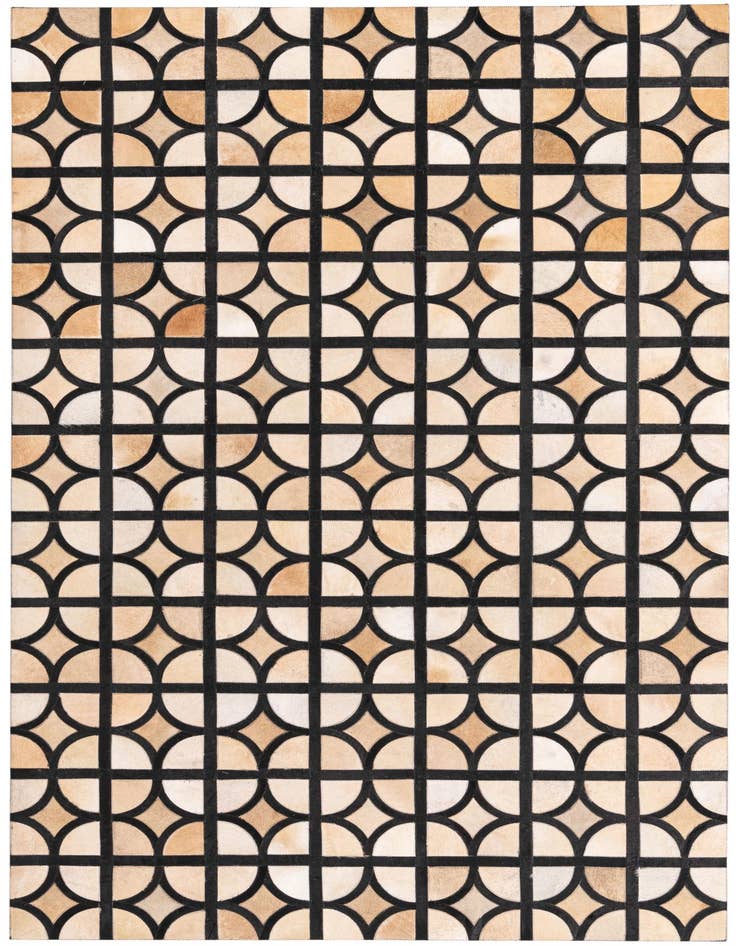 Detail image of 5' x 7' 10 Cowhide Rug