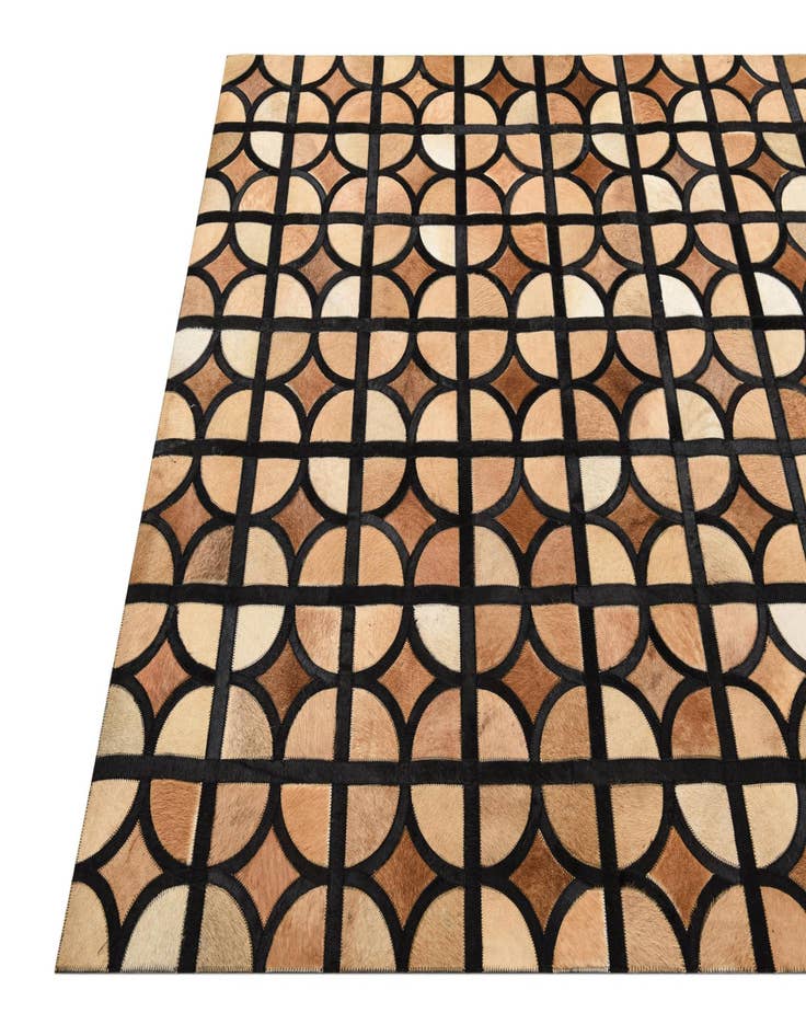 Detail image of 5' x 7' 10 Cowhide Rug