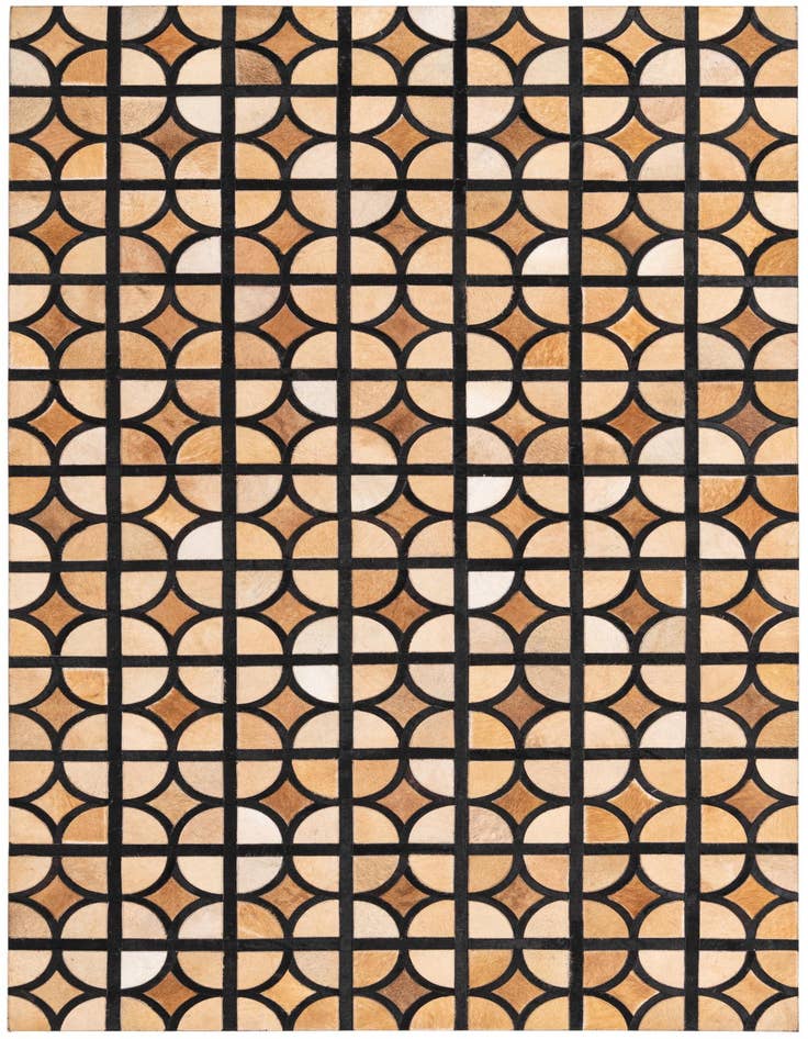 Detail image of 5' x 7' 10 Cowhide Rug