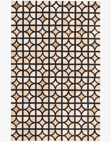 5' x 7' 10 Cowhide Rug