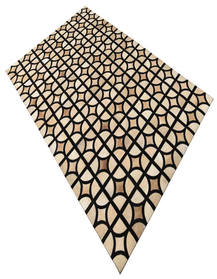 Detail image of 5' x 7' 10 Cowhide Rug