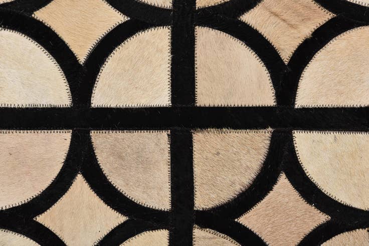 Detail image of 5' x 7' 10 Cowhide Rug