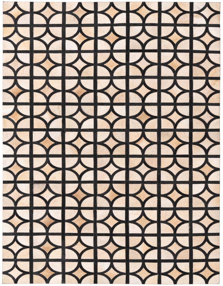 Detail image of 5' x 7' 10 Cowhide Rug