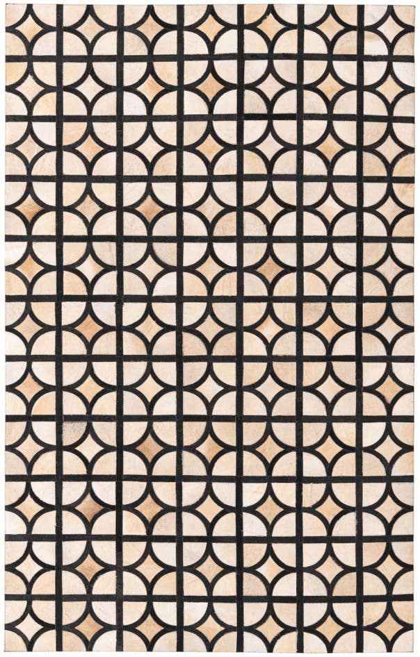 Detail image of 5' x 7' 10 Cowhide Rug