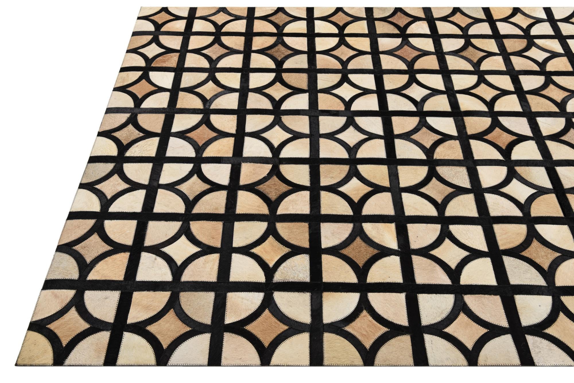 5' x 7' 10 Cowhide Rug