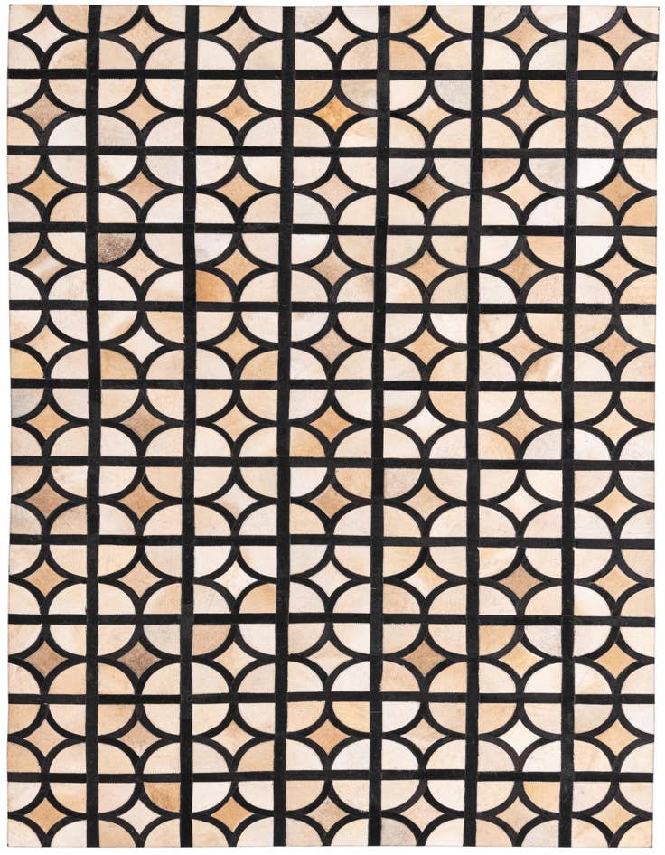Detail image of 5' x 7' 10 Cowhide Rug