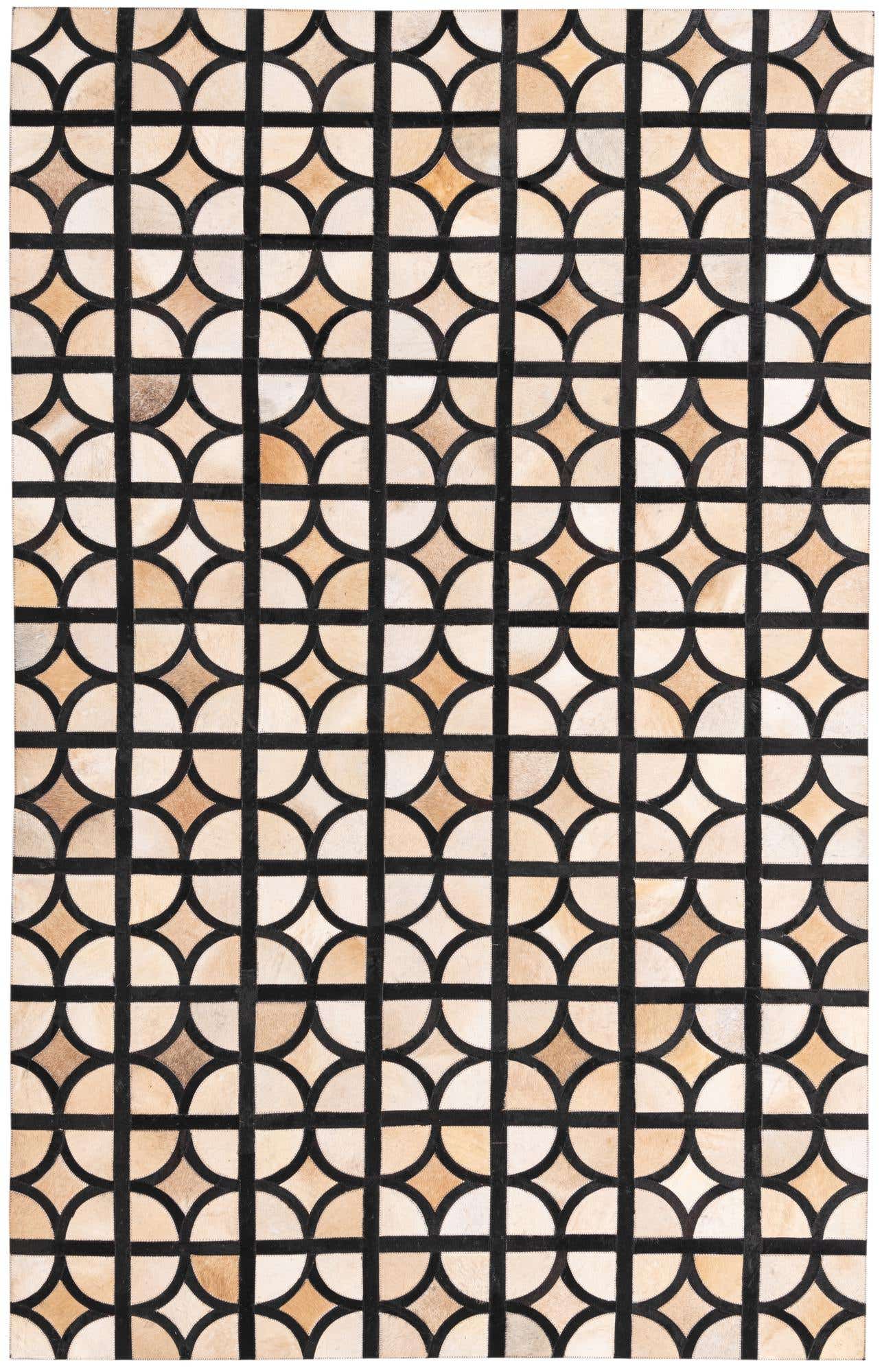 5' x 7' 10 Cowhide Rug