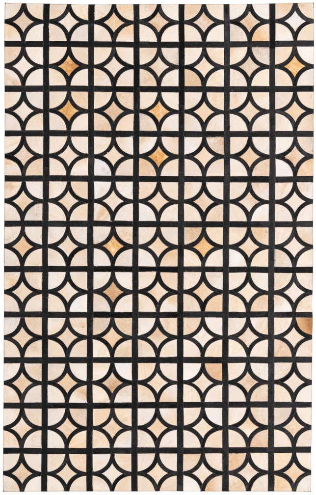 5' 1 x 8' Cowhide Rug