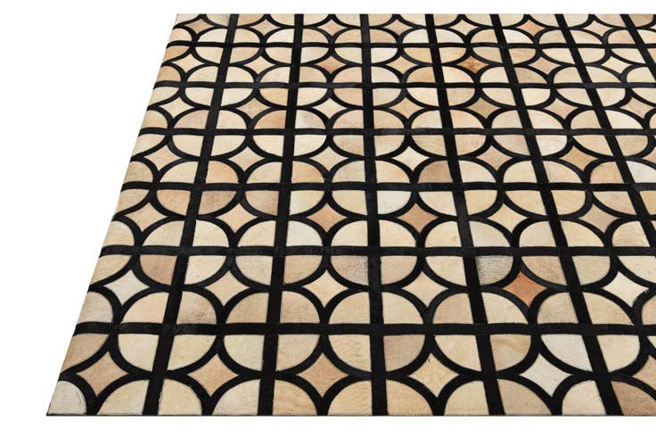 Detail image of 5' x 7' 10 Cowhide Rug