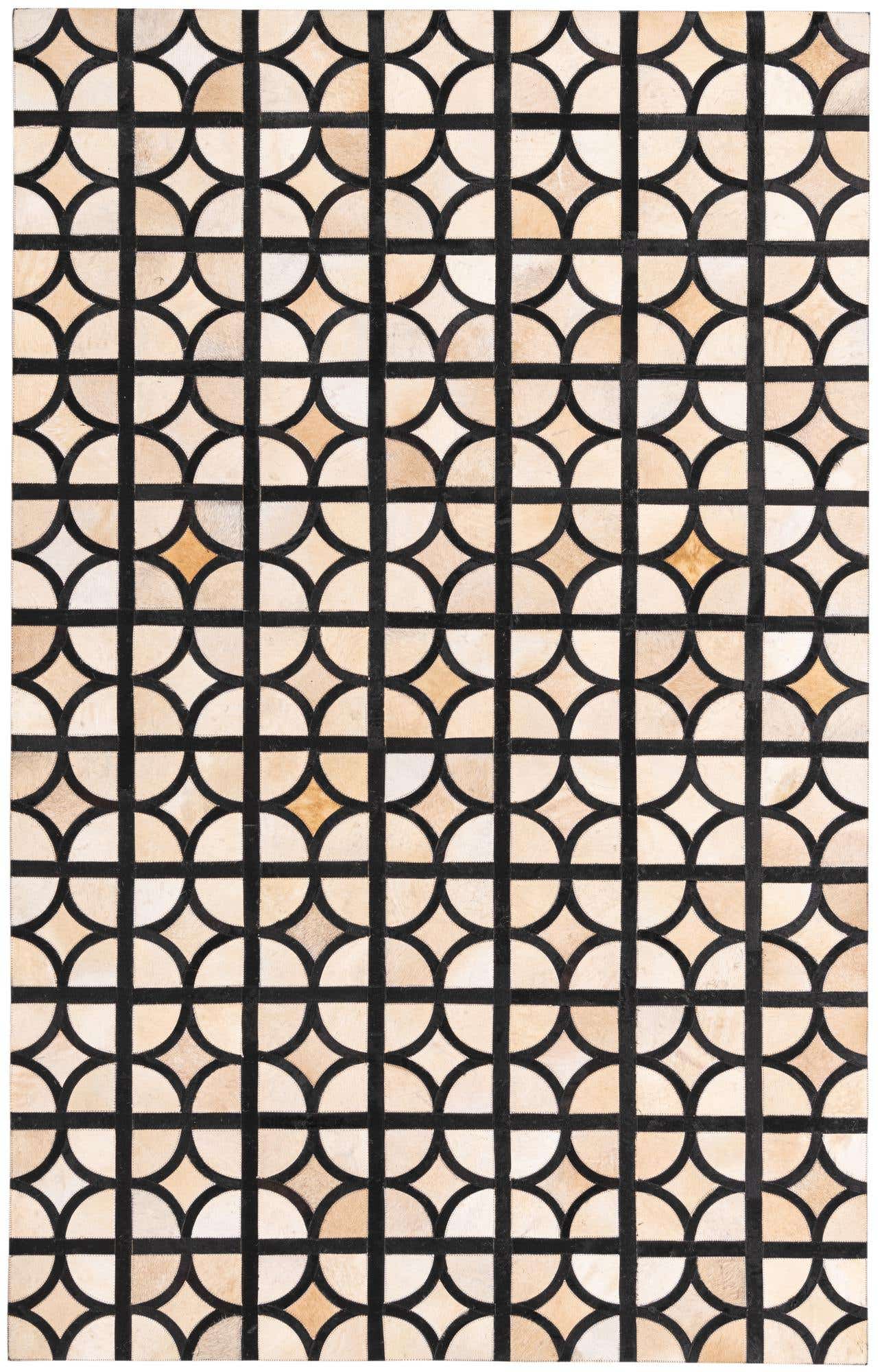 5' x 7' 10 Cowhide Rug