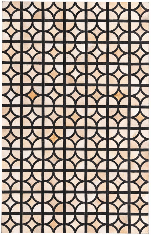 Detail image of 5' x 7' 10 Cowhide Rug