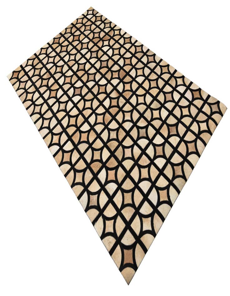 Detail image of 5' 1 x 7' 10 Cowhide Rug