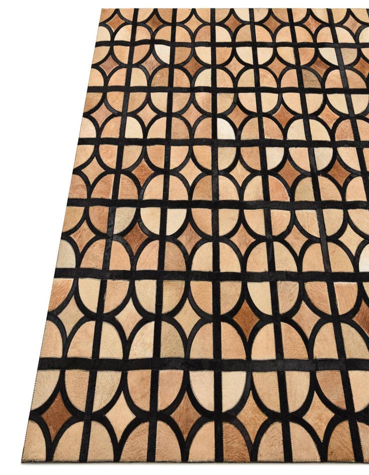 Detail image of 5' x 7' 10 Cowhide Rug