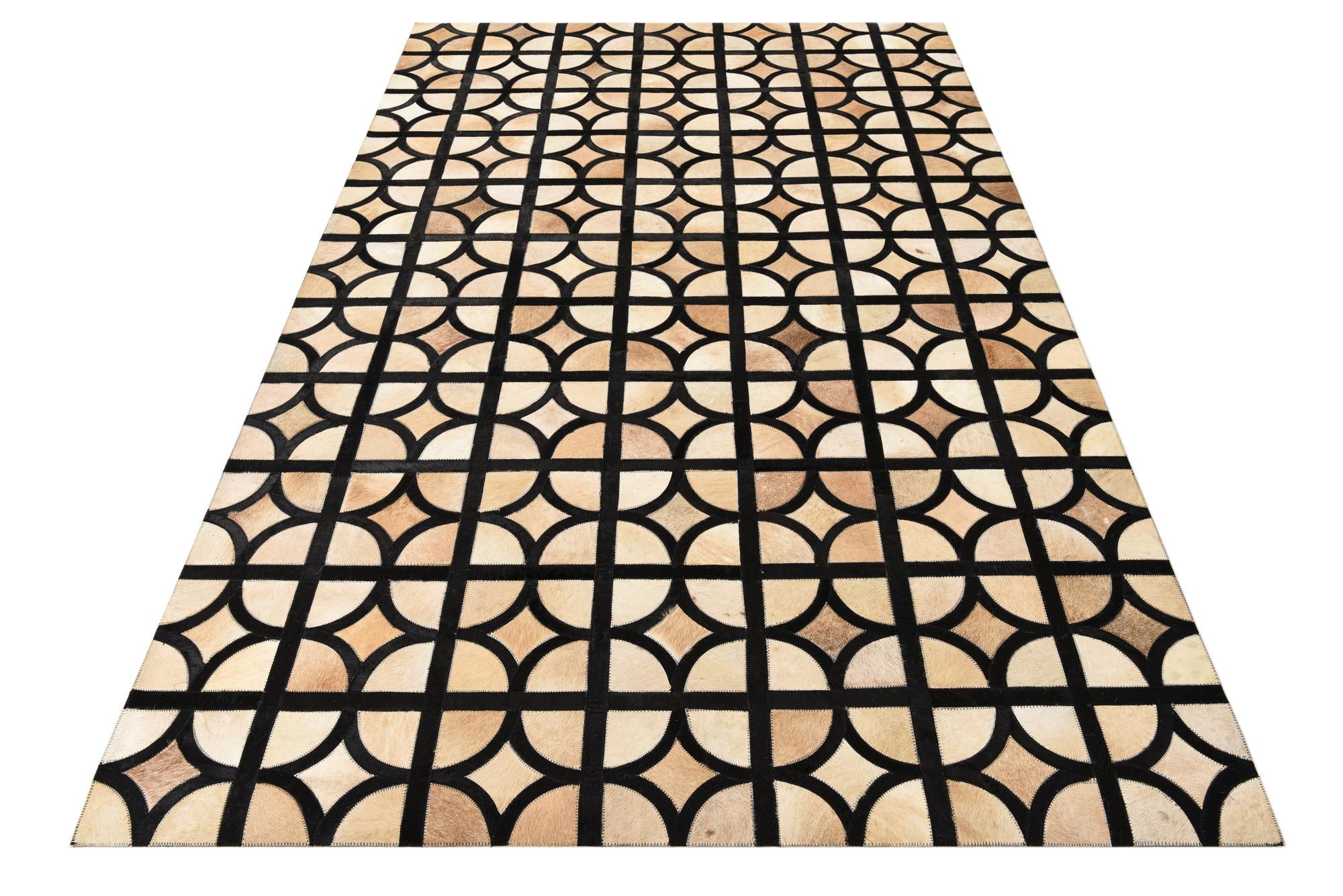 5' x 7' 10 Cowhide Rug