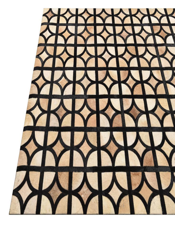 Detail image of 5' x 7' 10 Cowhide Rug