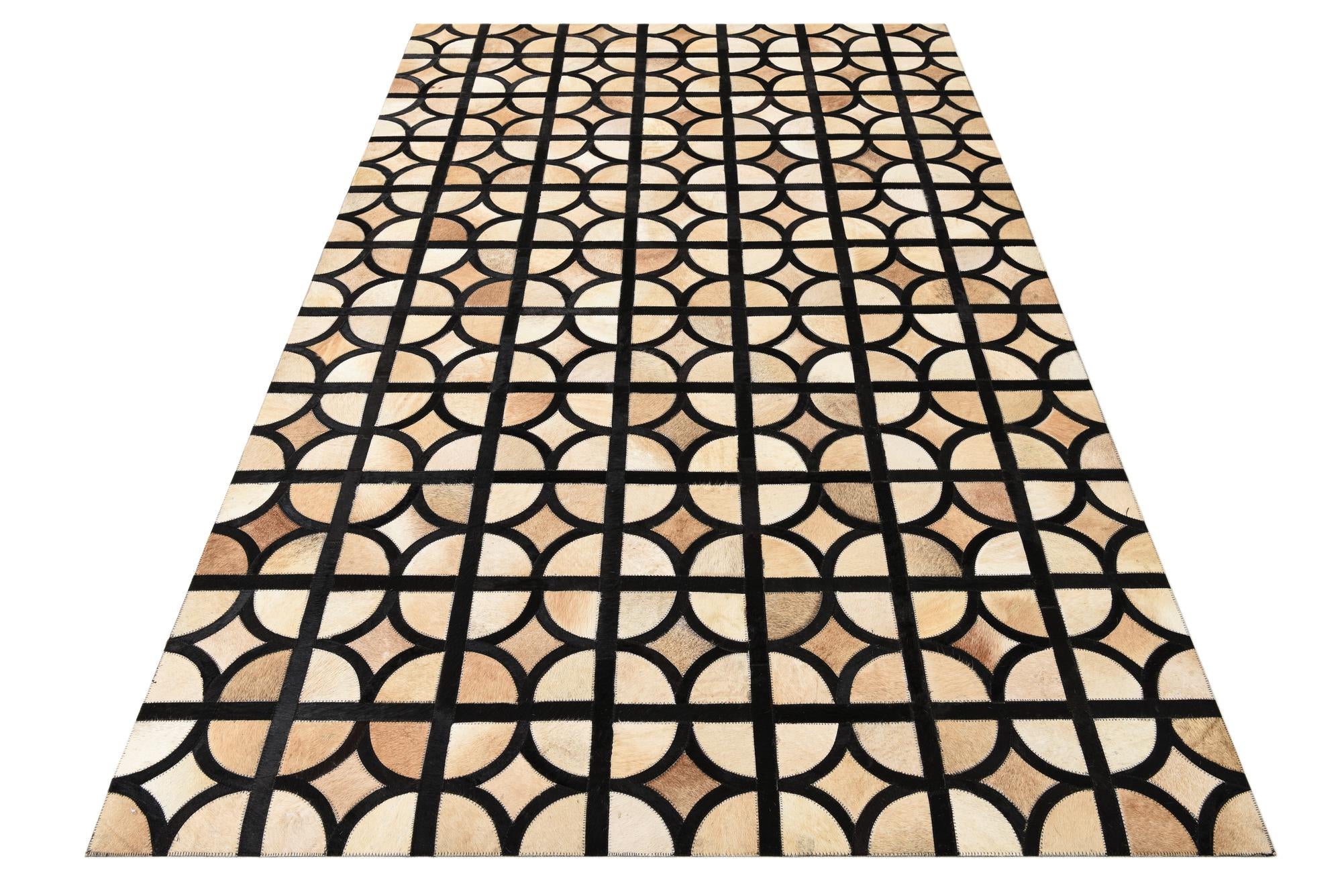 5' x 7' 10 Cowhide Rug
