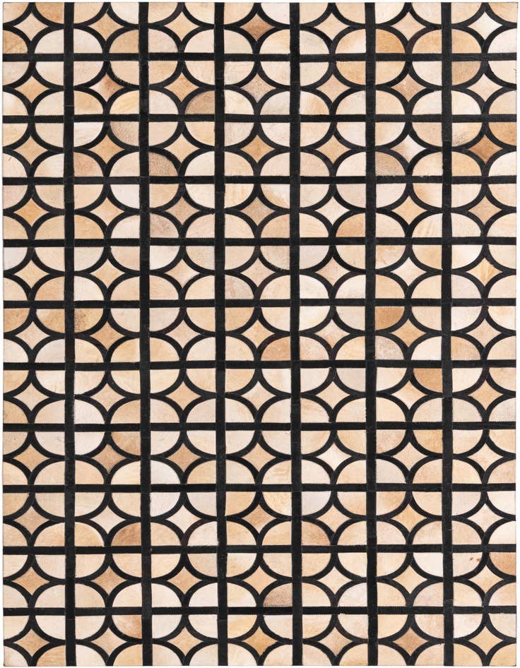 Detail image of 5' x 7' 10 Cowhide Rug