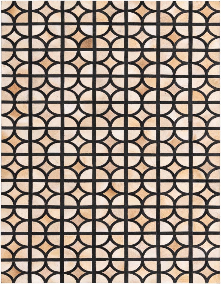 Detail image of 5' x 7' 10 Cowhide Rug
