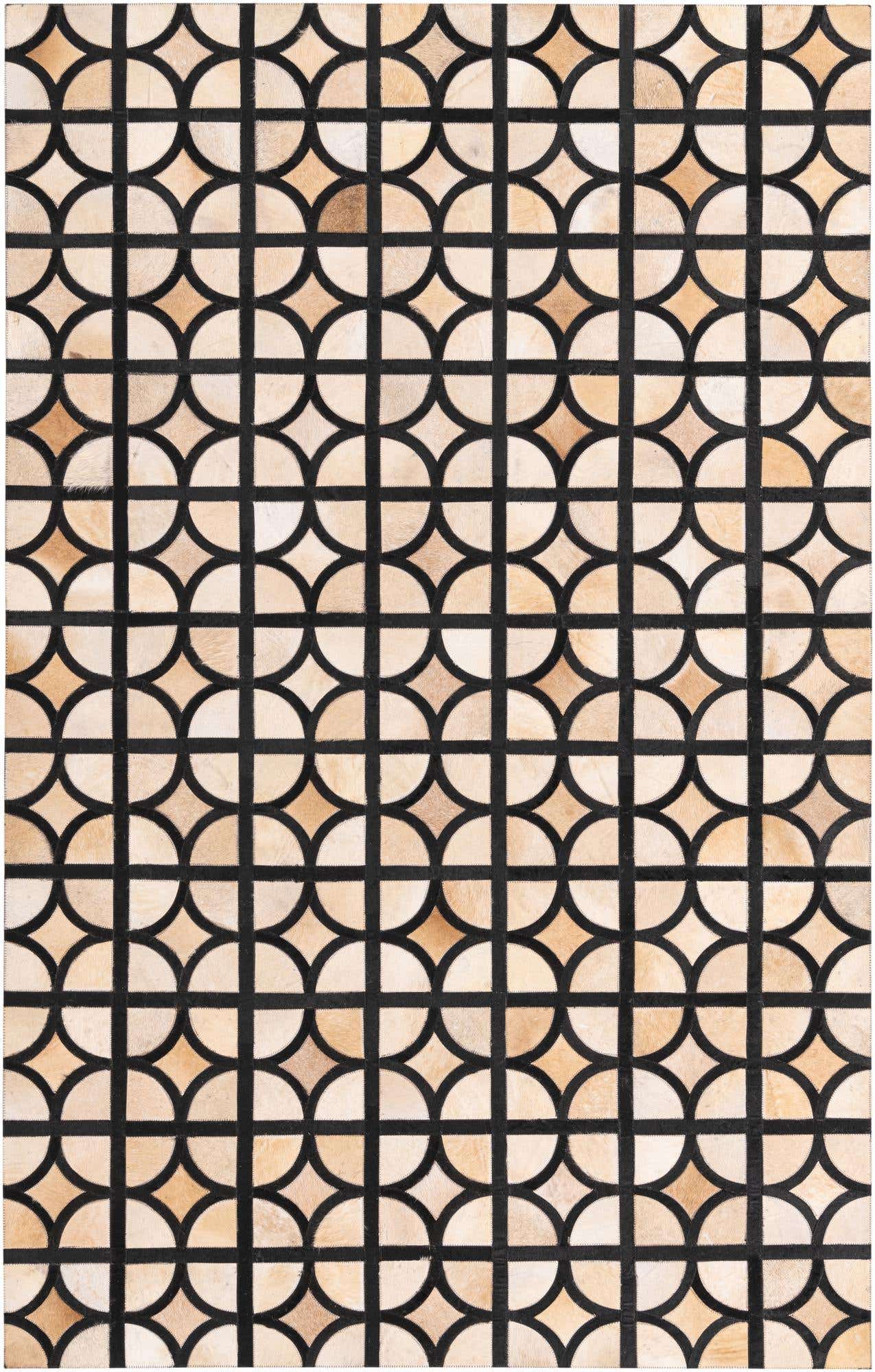 5' x 7' 10 Cowhide Rug