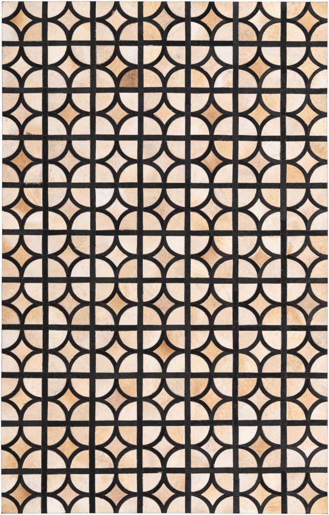 5' x 7' 10 Cowhide Rug
