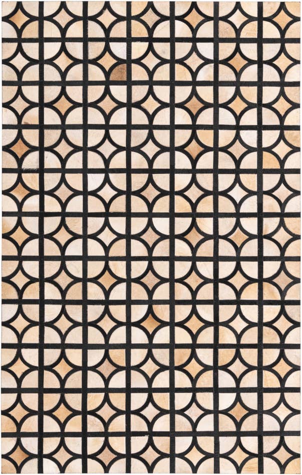 Detail image of 5' x 7' 10 Cowhide Rug