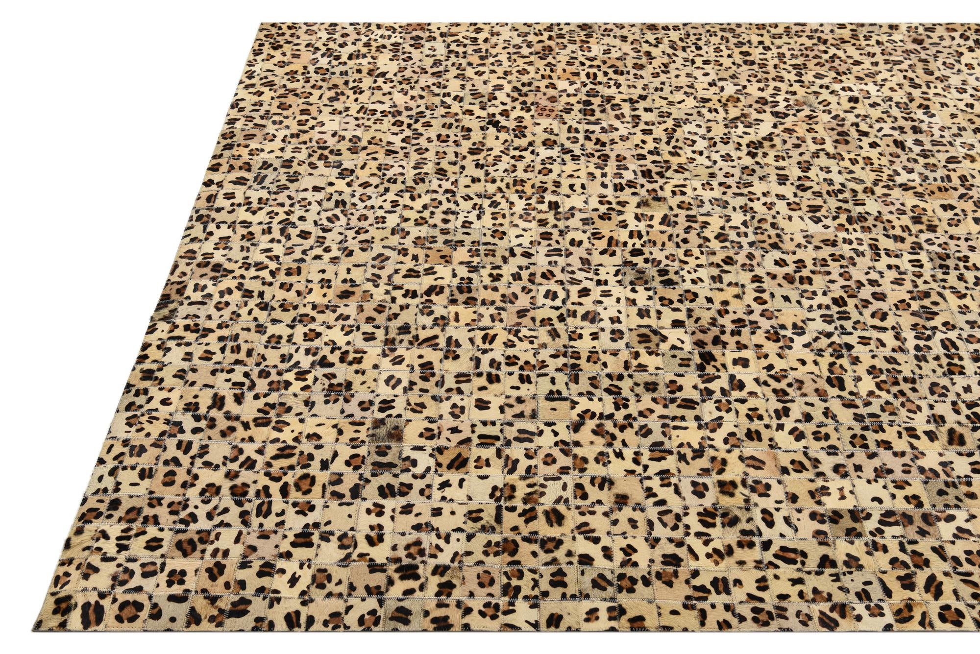 5' 3 x 7' 10 Cowhide Rug